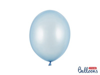 Balony lateksowe strong 23 cm metaliczny NIEBIESKI 10 szt.