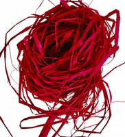 Rafia wypełniacz, wstążka do pierników CZERWONA